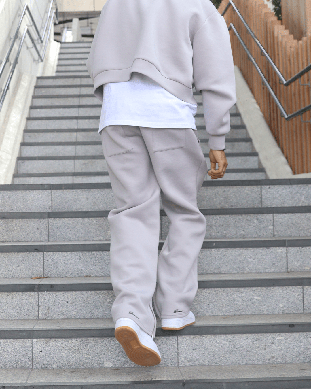 Alpha Tracksuit Wolf Grey - Bottoms