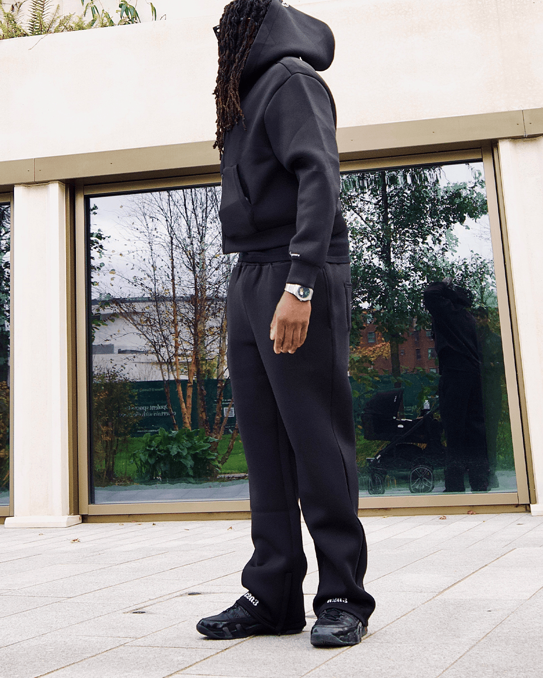 Alpha Tracksuit Panther Black - Bottoms