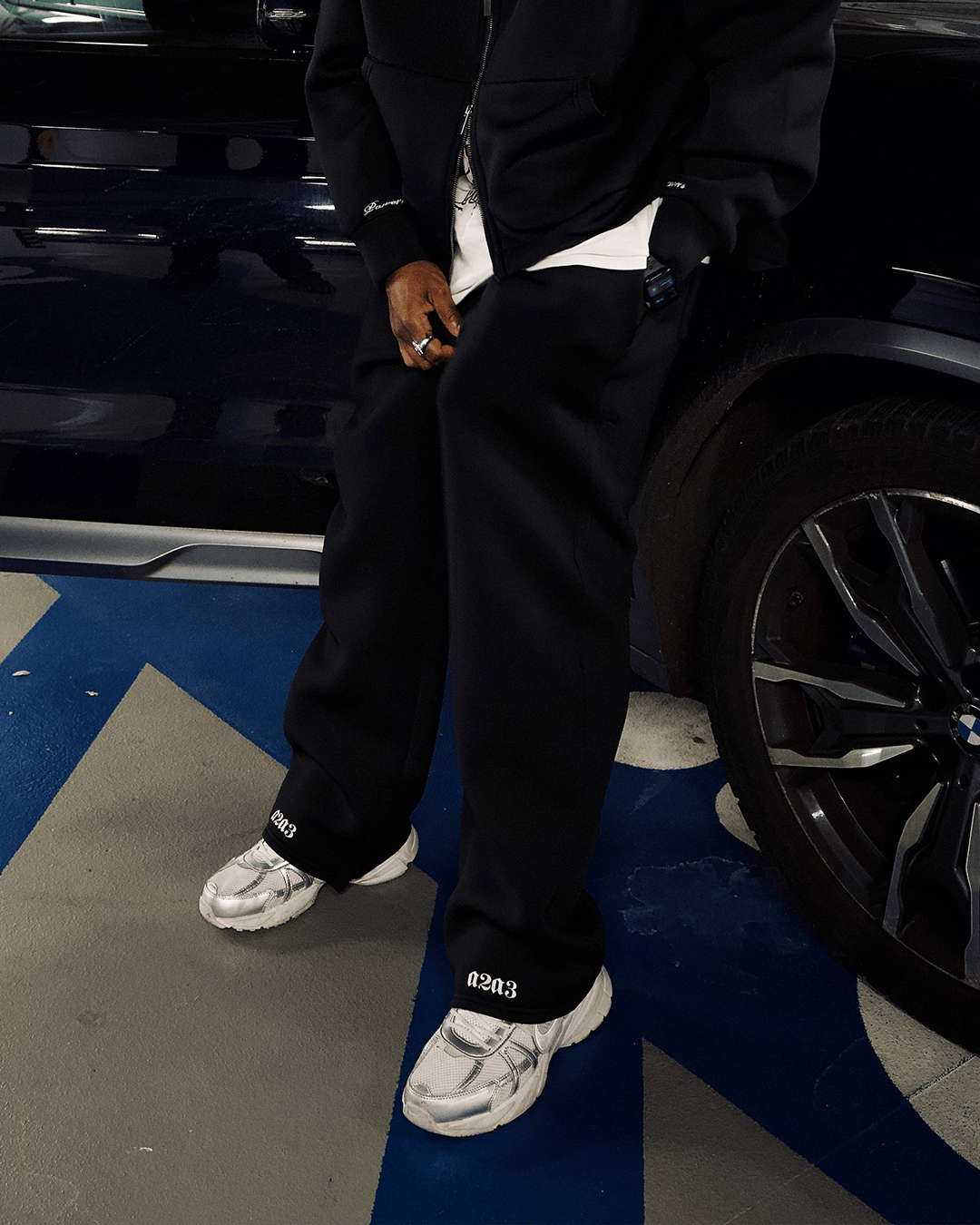 Alpha Tracksuit Panther Black - Bottoms