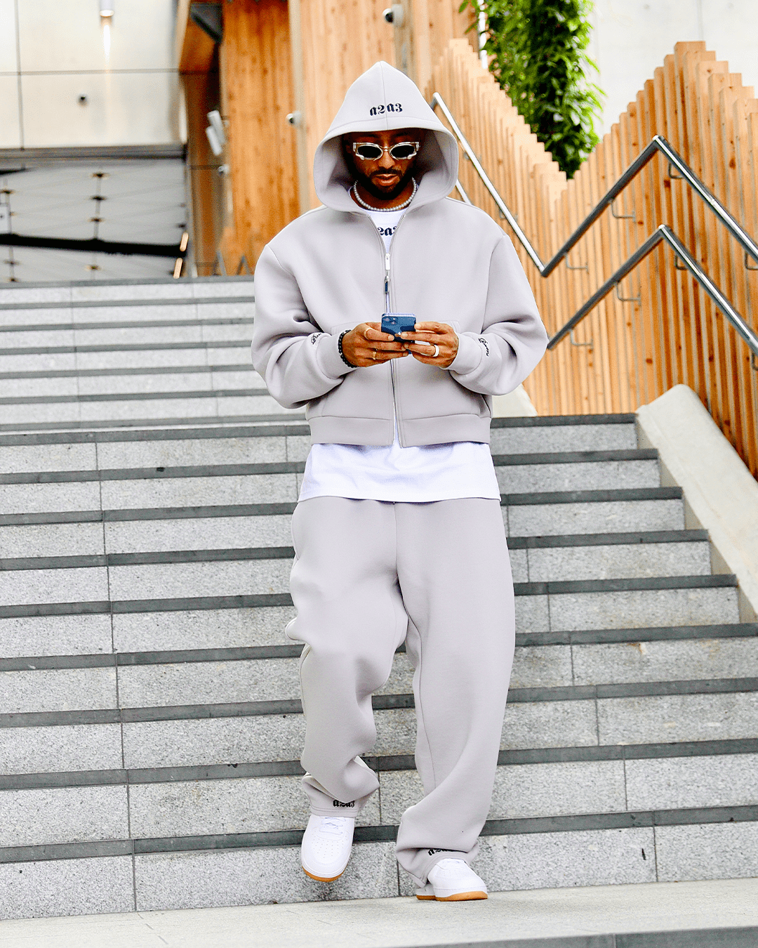 Alpha Tracksuit Wolf Grey - Full Tracksuit