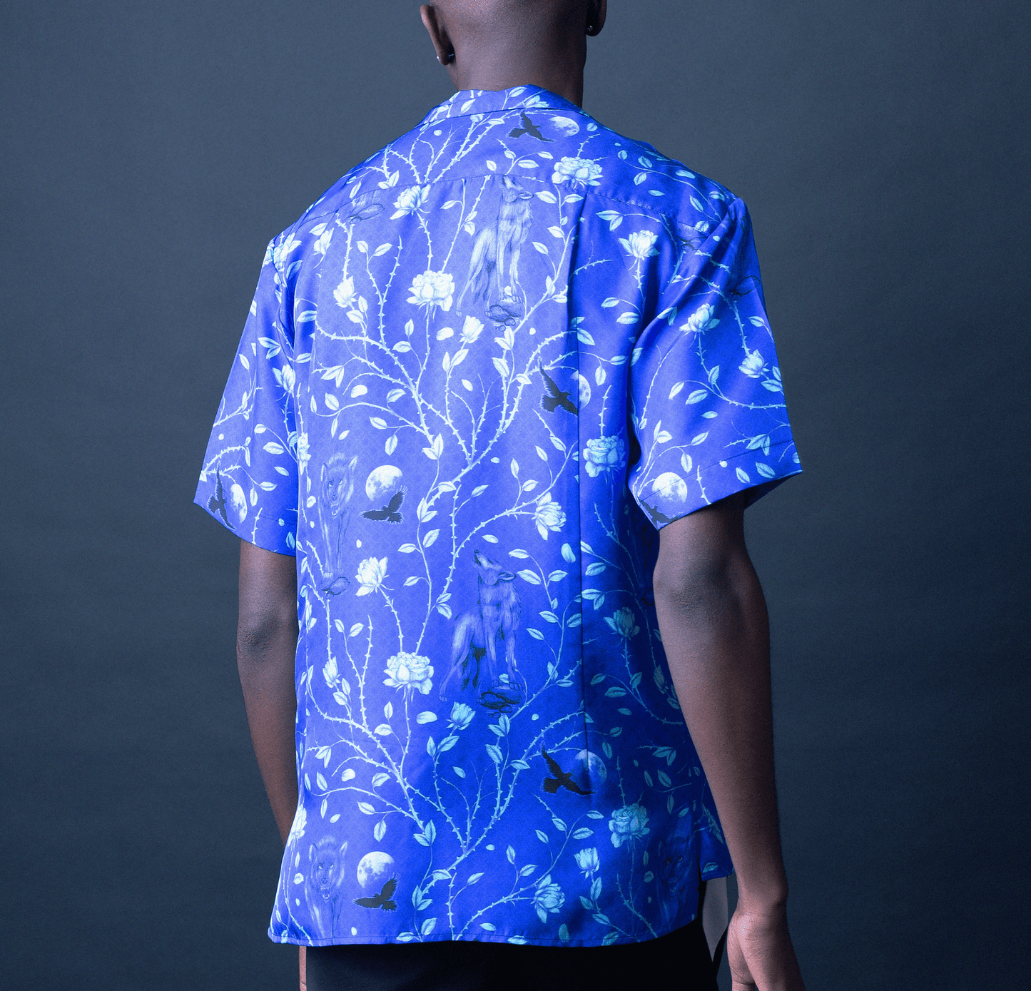Wolf Moon Shirt (Midnight Blue)