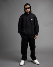 POWERS ZIP HOODIE (BLACK) - a2a3