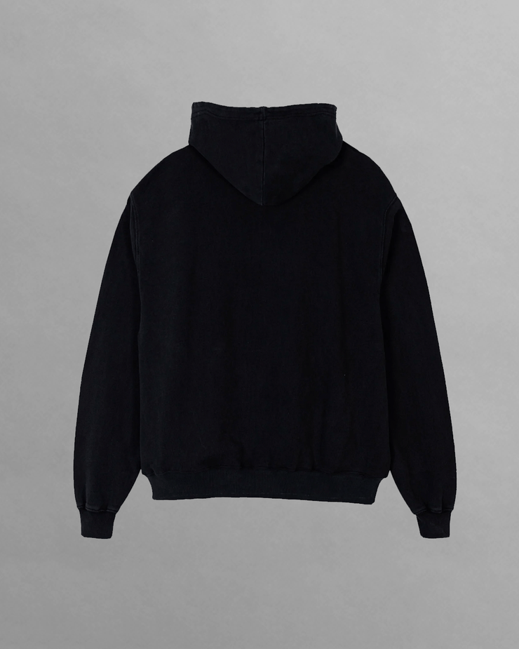 POWERS ZIP HOODIE (BLACK) - a2a3