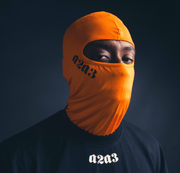 Deep Orange Ski Mask