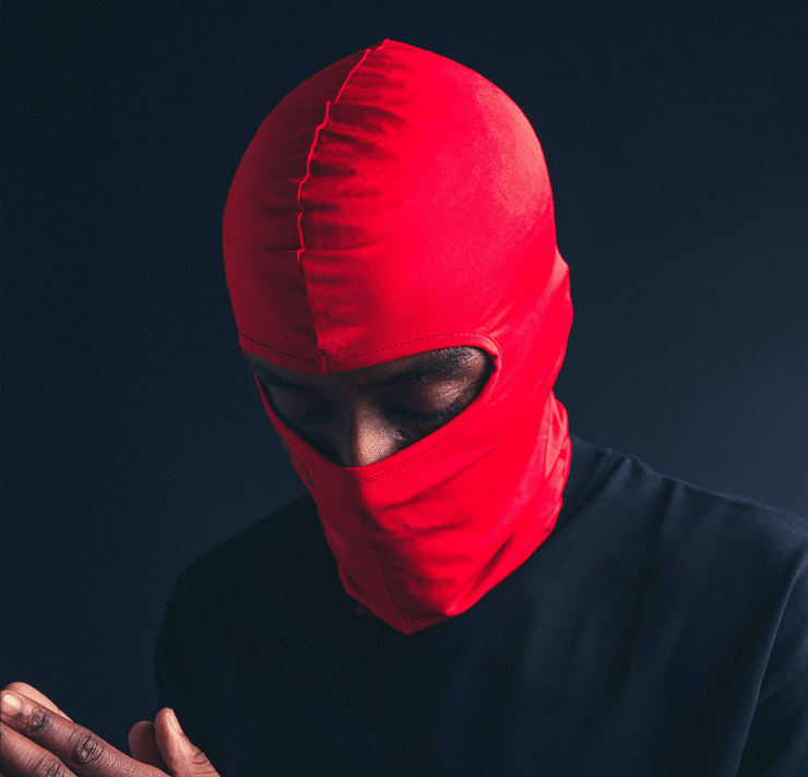 Flame Red Mask