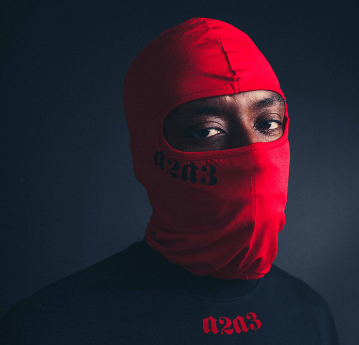 Flame Red Mask