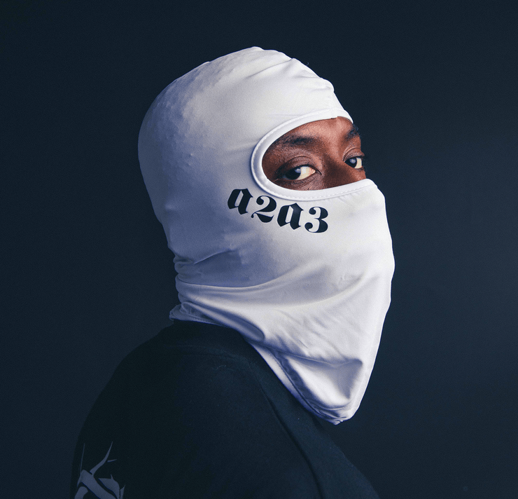 Pure White Ski Mask